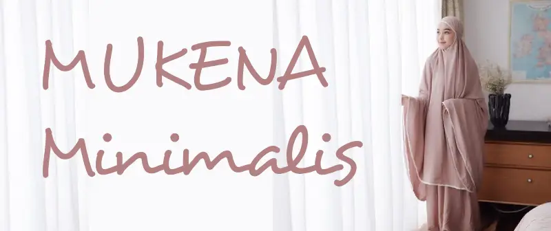 mukena minimalis