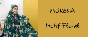 mukena motif bunga