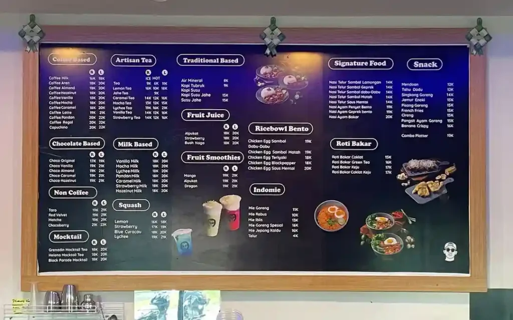 menu bento kopi