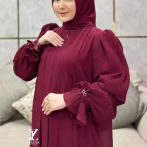 gamis plisket mewah