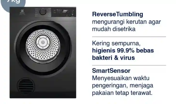 pengering pakaian electrolux