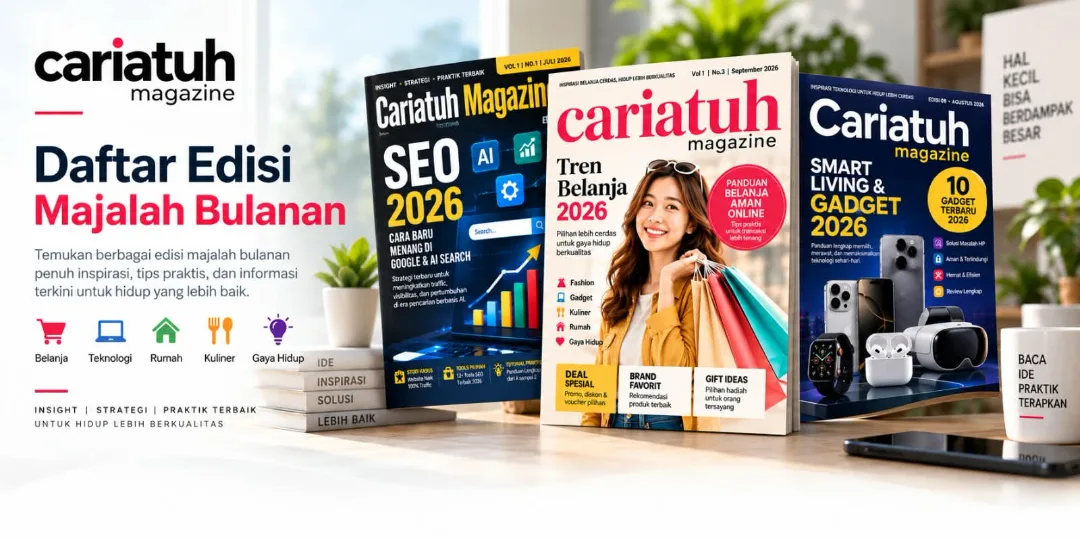 majalah bulanan cariatuh magazine